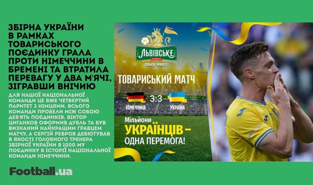 Україна розписала видовищну нічию з Німеччиною, Де Брюйне ризикує пропустити старт наступного сезону: головне за 12 червня