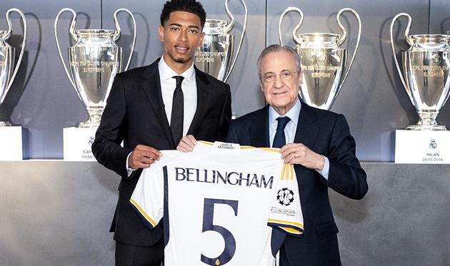 Джуд Беллінгем та Флорентіно Перес, ФК Реал Мадрид