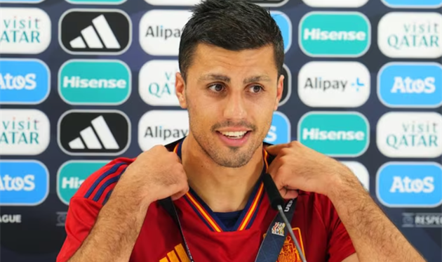 Родрі, сайт УЄФА