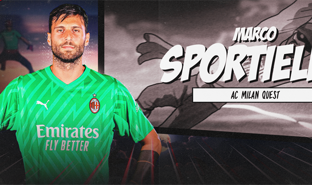 Марко Спортьєлло, сайт Мілана