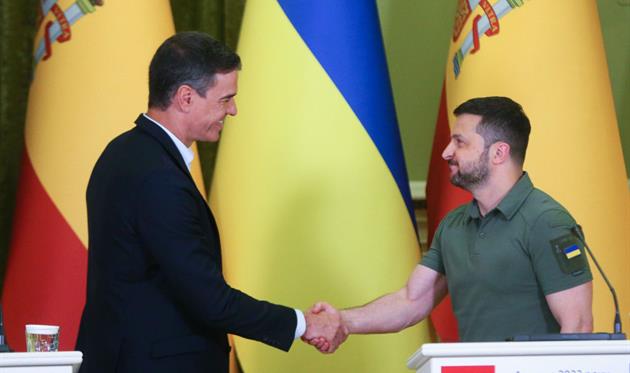 Педро Санчес та Володимир Зеленський - Getty Images 