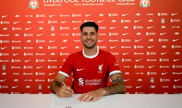 Домінік Собослаї, офіційний сайт Ліверпуля