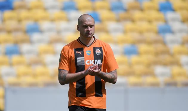 Ярослав Ракицький у матчі проти Дніпра-1, фото Шахтар