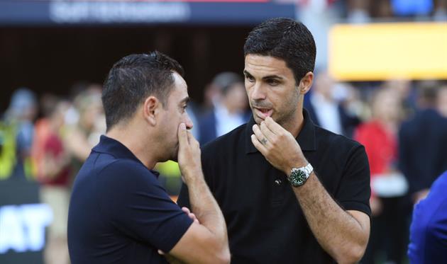 Хаві Ернандес та Мікель Артета, getty images