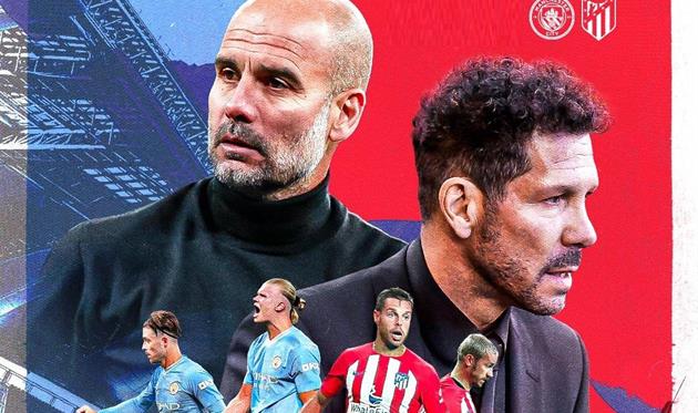 Афіша матчу Ман Сіті - Атлетіко