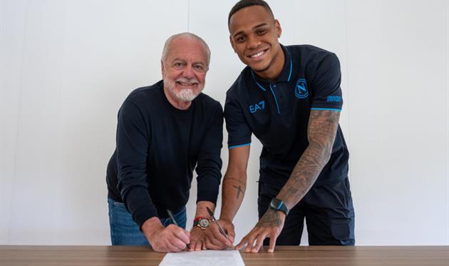 Ауреліо Де Лаурентіс та Натан, сайт Наполі