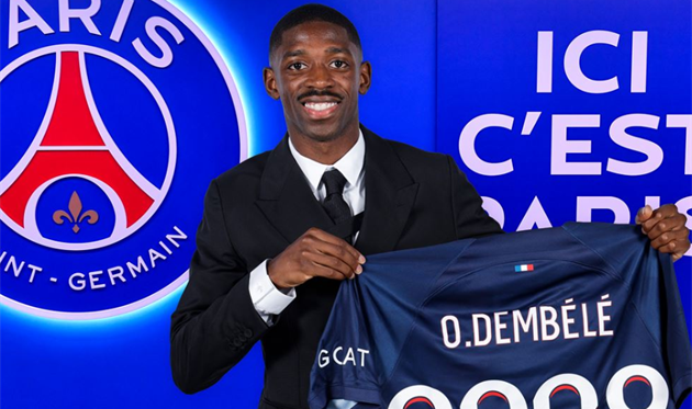 Усман Дембеле, фото ПСЖ