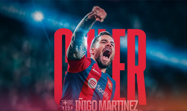 ІНЬЇГО МАРТІНЕС, САЙТ БАРСЕЛОНИ