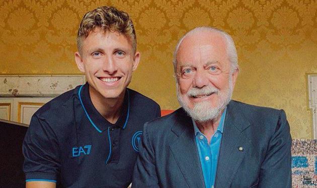 Єспер Ліндстрьом (ліворуч), фото Наполі