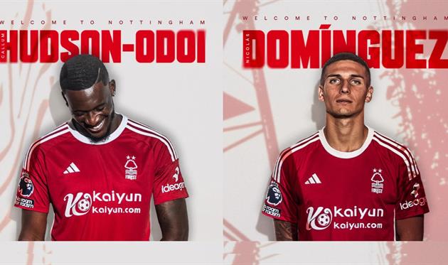 Каллум Гадсон-Одої та Ніколас Домінгес, Ноттінгем Форест