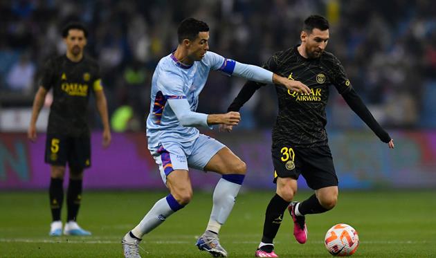 Кріштіану Роналду та Ліонель Мессі, Getty Images