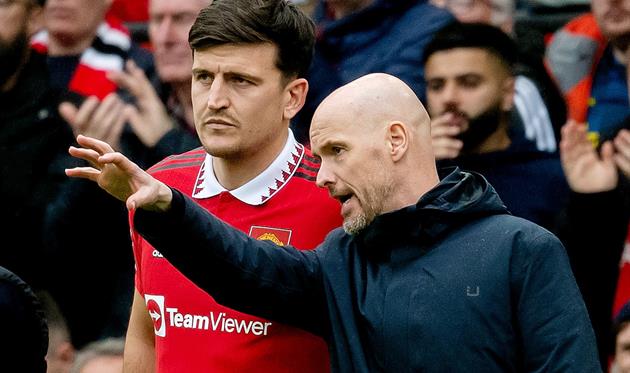 Гаррі Магвайр та Ерік тен Гаг, getty images