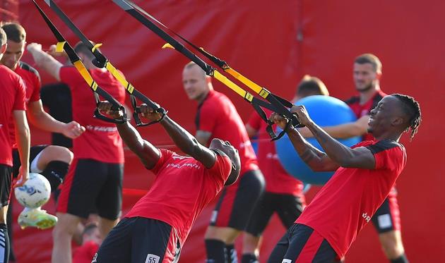 Дібанго і Пое вже явно порозумілися / Фото: ФК Кривбас