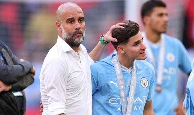 Гвардіола та Альварес, getty images