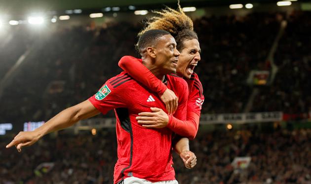 Радість гравців МЮ, getty images