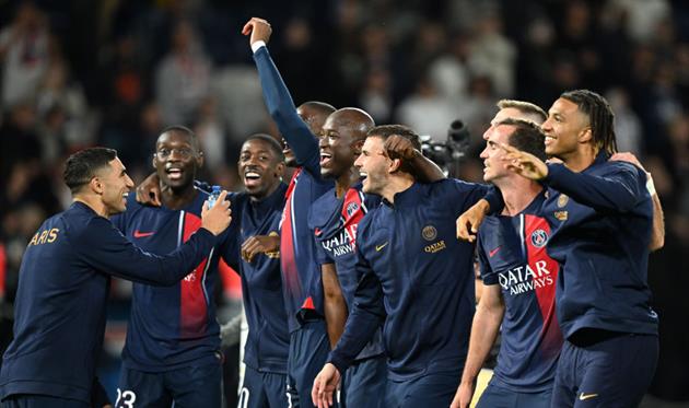 Гравці ПСЖ після перемоги над Марселем, Getty Images