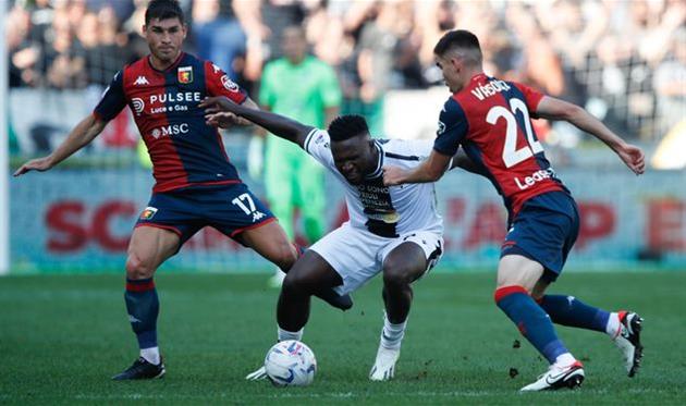 Руслан Маліновський у матчі проти Удінезе, Getty Images