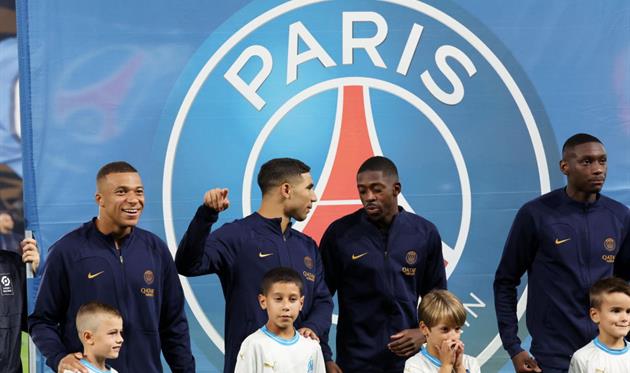 Кіліан Мбаппе, Ашраф Хакімі, Усман Дембеле та Рандаль Коло Муані, Getty Images