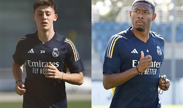 Арда Гюлер та Давід Алаба, marca.com