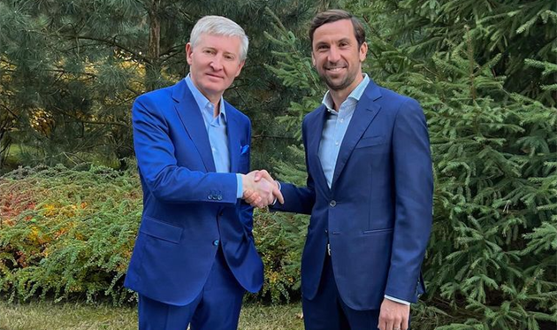 Рінат Ахметов та Дарійо Срна, фото - Шахтар