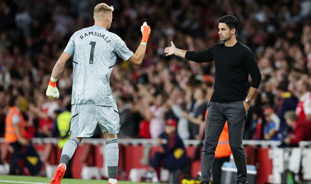 Аарон Рамсдейл та Мікель Артета, getty images
