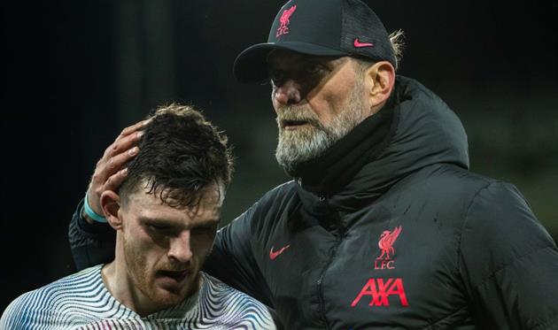 Ендрю Робертсон та Юрген Клопп, Getty images