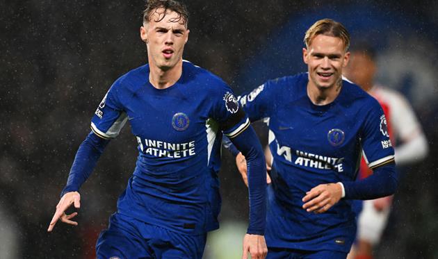 Коул Палмер та Михайло Мудрик, getty images