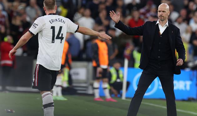 Еріксен та Тен Гаг, Getty Images