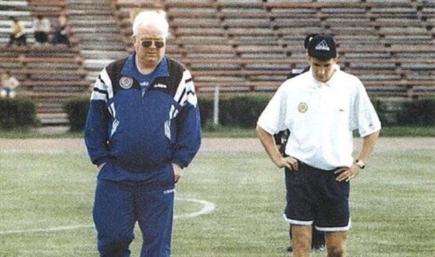 Валерій Лобановський та Андрій Шевченко, dynamo.kiev.ua