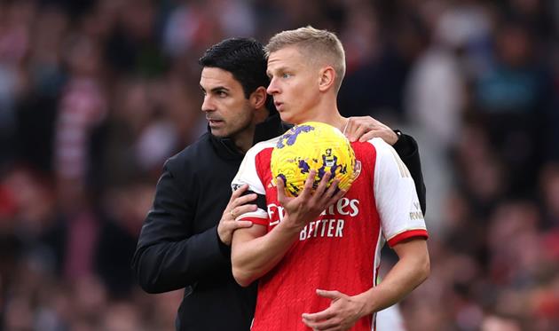 Артета та Зінченко, Getty Images