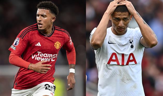 Джейдон Санчо та Рішарлісон, getty images