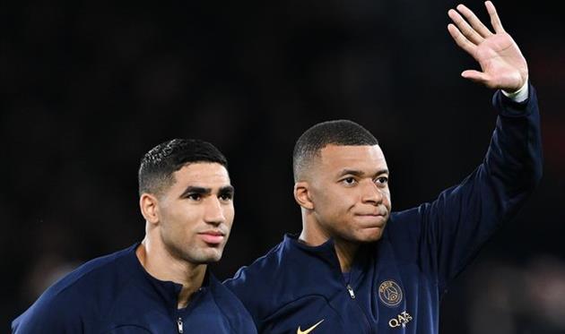 Ашраф Хакімі та Кіліан Мбаппе, Getty Images