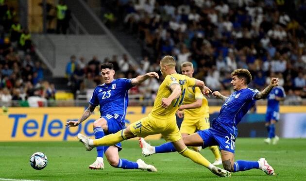 Італія - Україна, фото УАФ