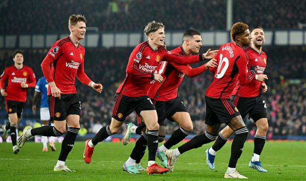 Радість гравців МЮ, getty images