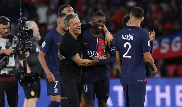 Енріке та Дембеле, Getty Images