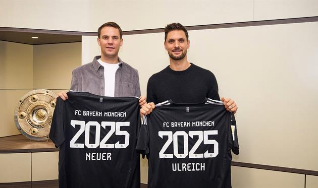 Мануель Ноєр і Свен Ульрайх, фото Баварія