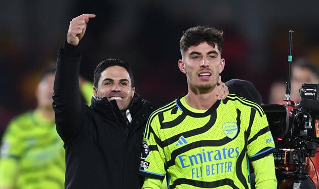 Мікель Артета та Кай Гаверц, getty images