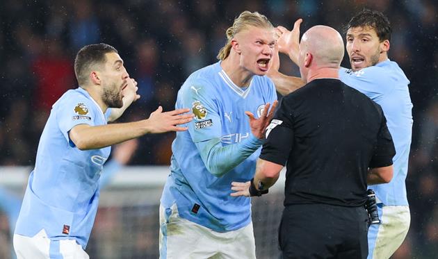 Ерлінг Голанд у матчі Манчестер Сіті - Тоттенгем, Getty Images