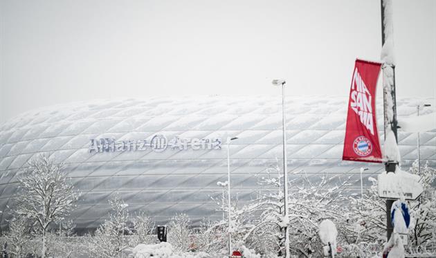 Засніжена Альянц Арена, GETTY IMAGES