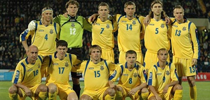 Нынешняя сборная Украины, фото Ильи Хохлова, Football.ua