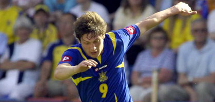Автор победного гола Селезнев, фото ffu.org.ua