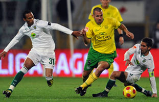 Спортинг выиграл с большим трудом, AFP