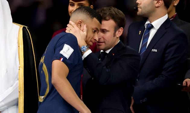 Мбаппе та Макрон, Getty Images