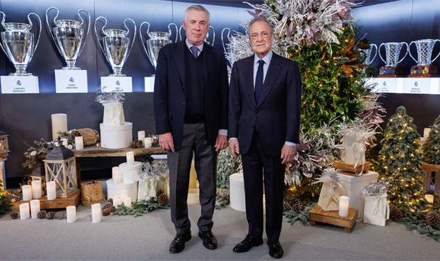 Анчелотті та Перес, realmadrid