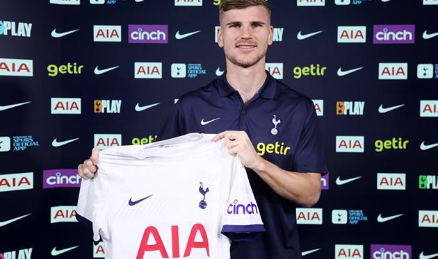 Тімо Вернер, фото Тоттенгем