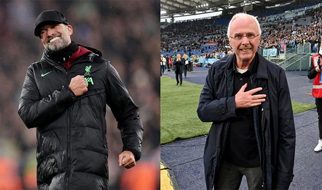 Юрген Клопп та Свен-Йоран Ерікссон, Goal.com