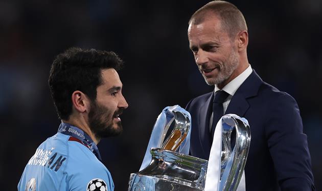 Ілкай Гюндоган (екскапітан Ман Сіті) та Александер Чеферін, Getty Images