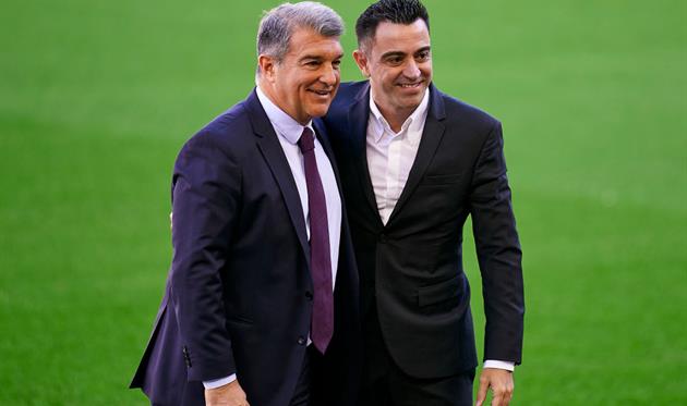 Жоан Лапорта та Хаві, gettyimages