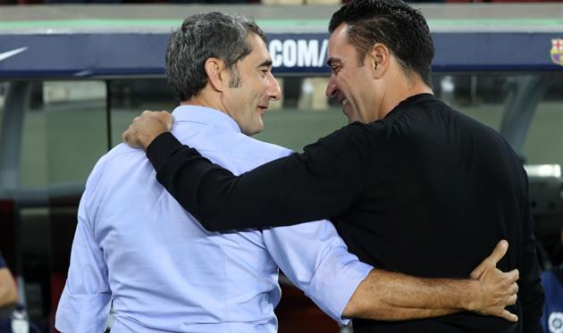 Ернесто Вальверде та Хаві, gettyimages