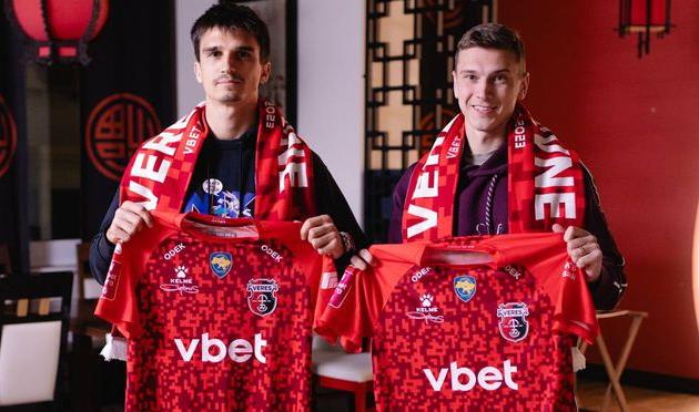 Дмитро Шастал та Денис Янаков, фото НК Верес